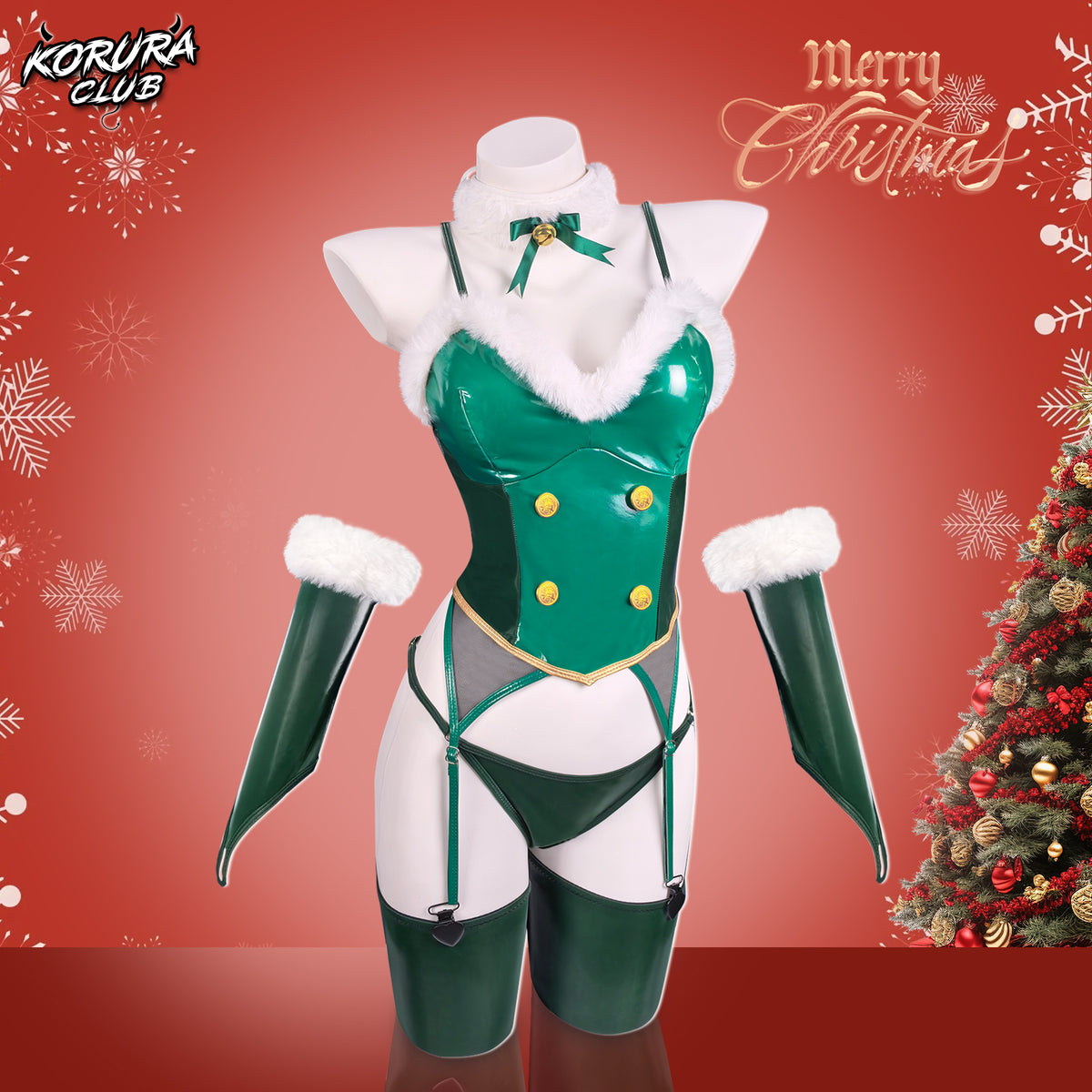 Pre-Order Cosplay Christmas Bodysuit KO173