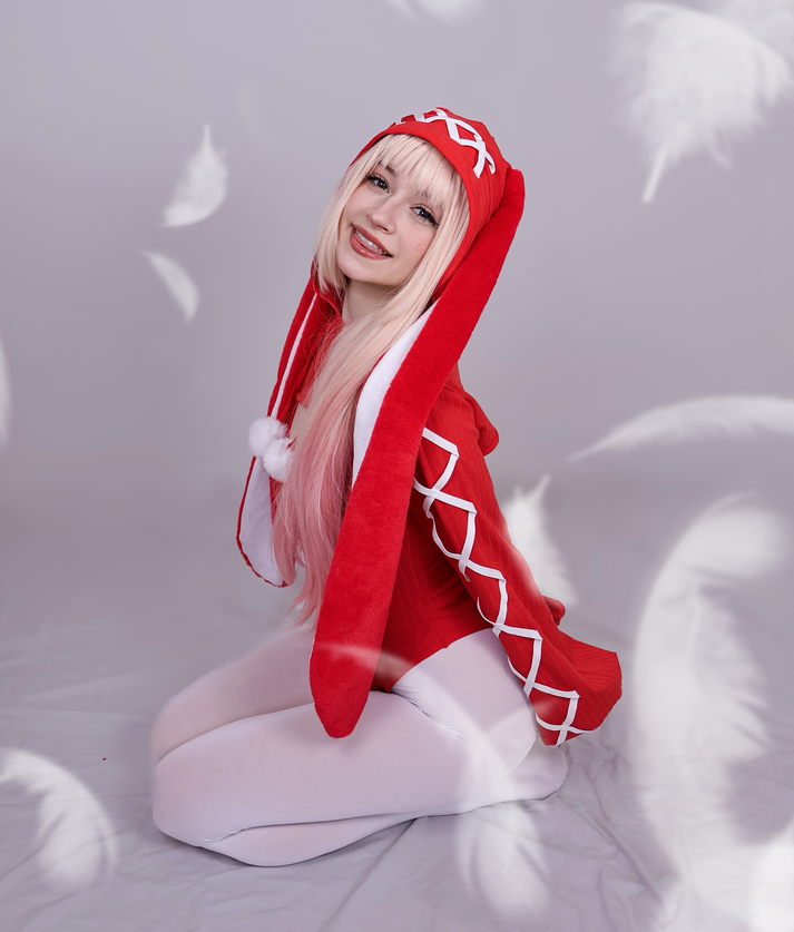 KORURACLUB  Cosplay Heart-Lock Floppy Bunny Jumpsuit KO103