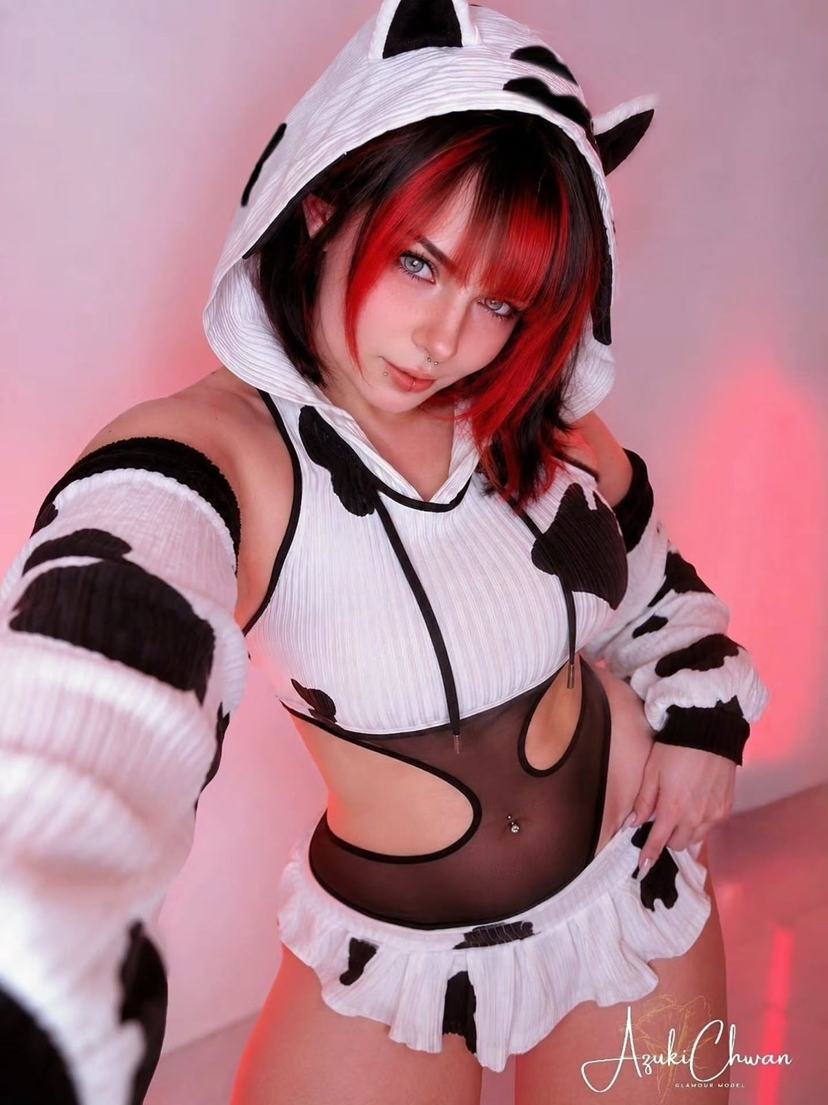 Cosplay Cow Print Set KO154