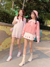 Pink Knit Jacket PL52443