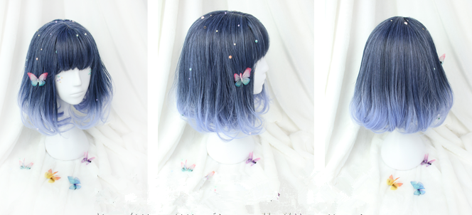 Gradient Butterfly Lolita Wig PL20273