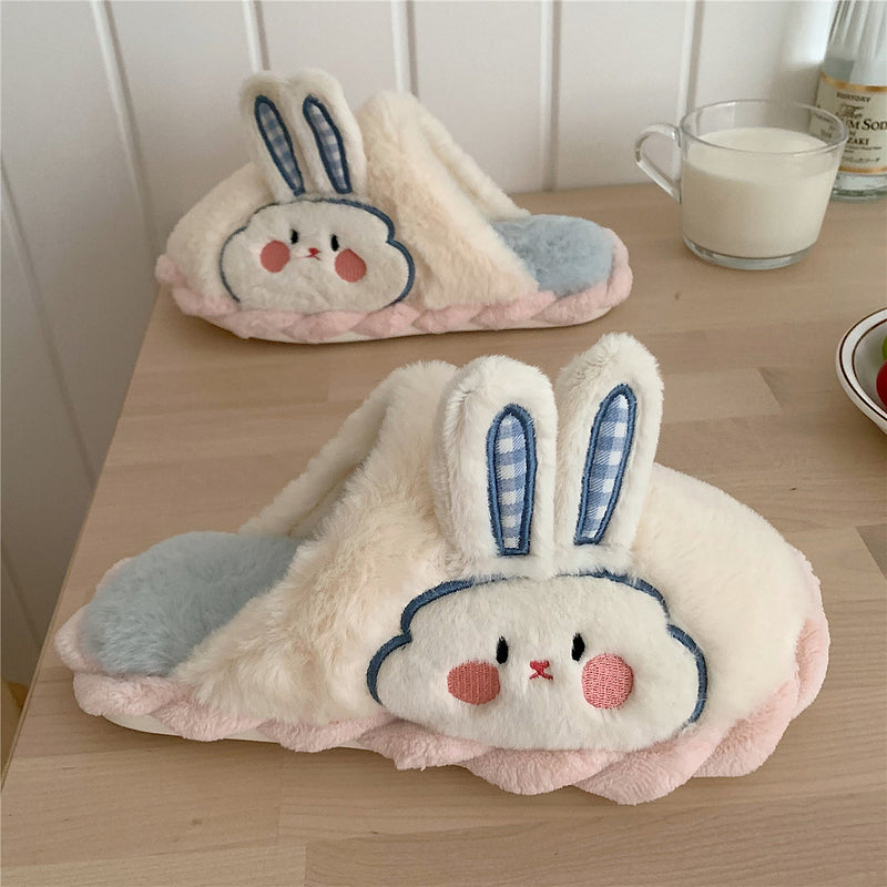 Cute Rabbit Cotton Slippers PL52962