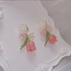 Rose Flower Earrings PL52955