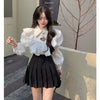 New lace white shirt PL52898