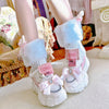 Pink White Bow Sneakers PL52852