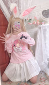 Cute anime print T-shirt PL51782