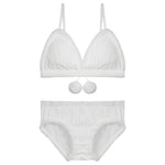 White Plush Underwear Set PL52807