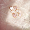 Shell Pink Heart Earrings PL52769