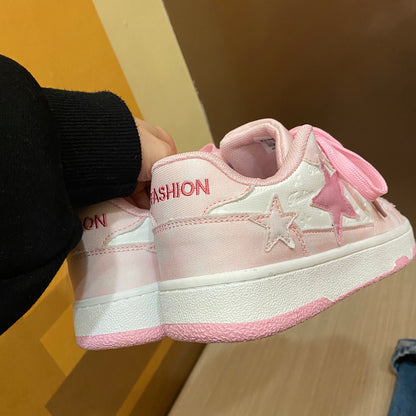 Cute Pink Star Sneakers PL53059