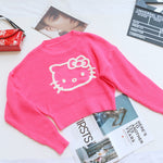 Kitty Pink Slim Sweater PL52821