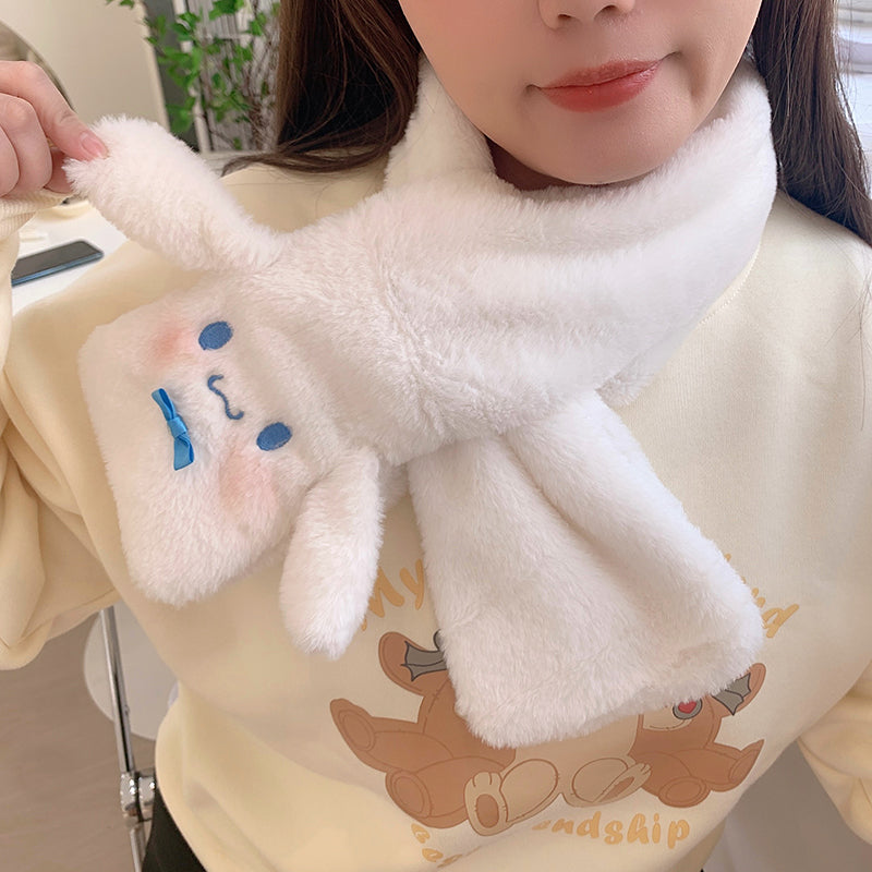 Cute plush scarf PL52754