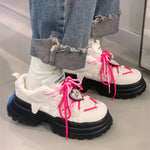 Cute White Platform Platform Shoes PL53074