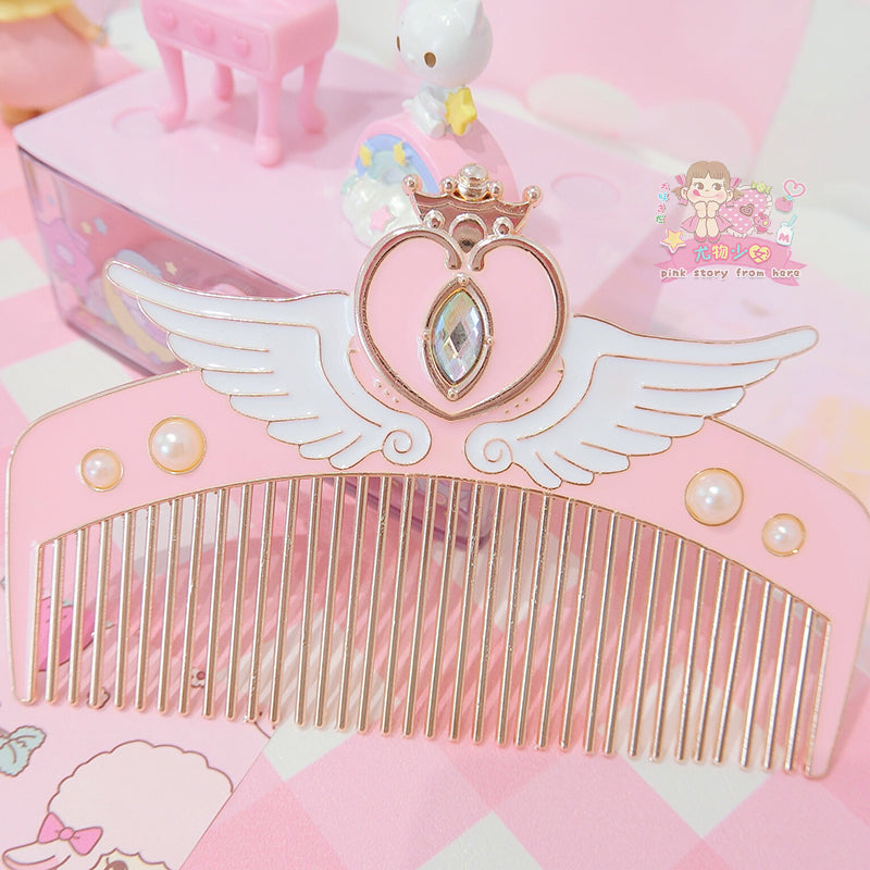 Cute pink portable comb PL52782