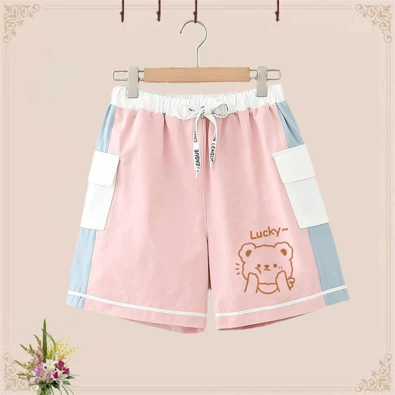 Cute Loose Sweat Shorts PL53021
