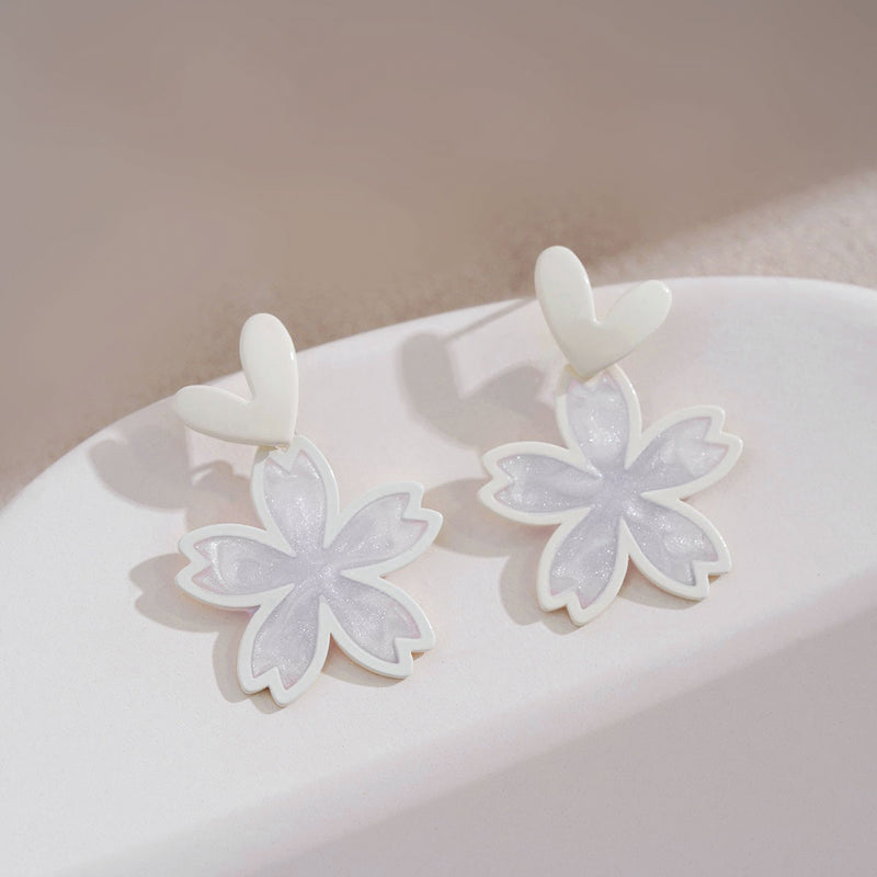 Cute Cherry Blossom Earrings PL52797