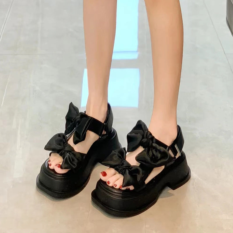 Cute Platform Bow Sandals PL53067