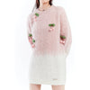 Ombre Pink Cherry Knit Sweater PL52806