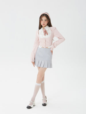 Vest + skirt suit PL52885