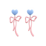 Pink Candy Bow Earrings PL52768