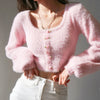 Pink high-waisted sweater PL52811