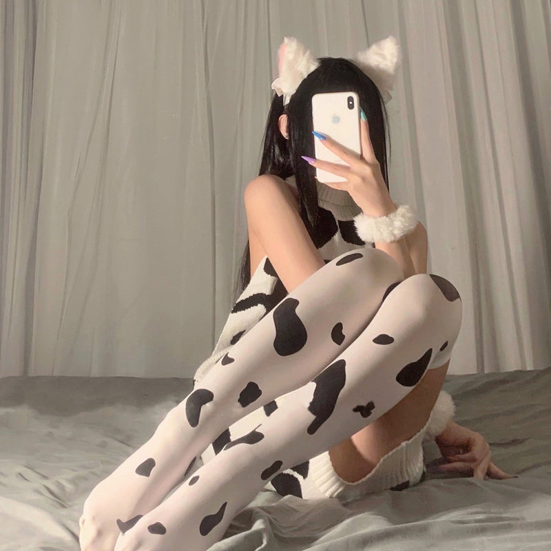 Cute Cow Sweater Pajamas PL53091
