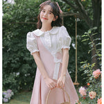 Pink Floral Strap Dress PL53034