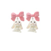 Pink Bow Stud Earrings PL52879