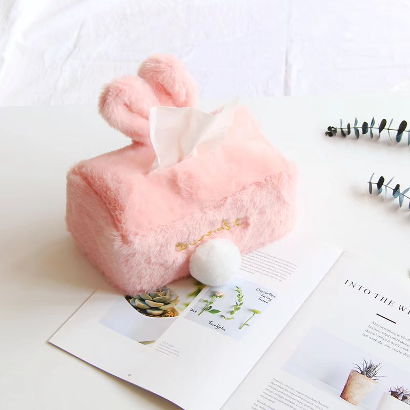 Cute Rabbit Ear Tissue Box PL52882