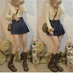 Cute High Waist Girl Denim Skirt PL53020