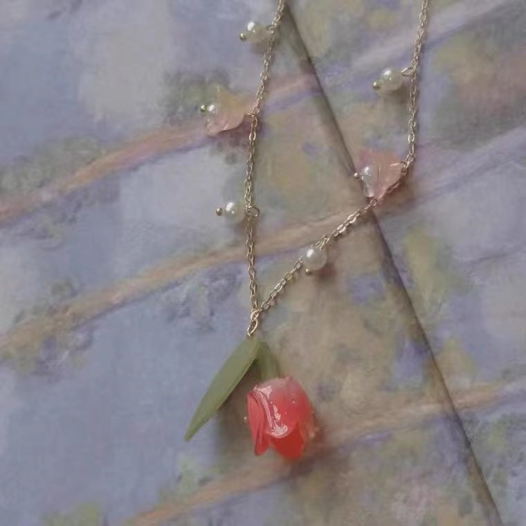 Antique Rose Necklace PL52958