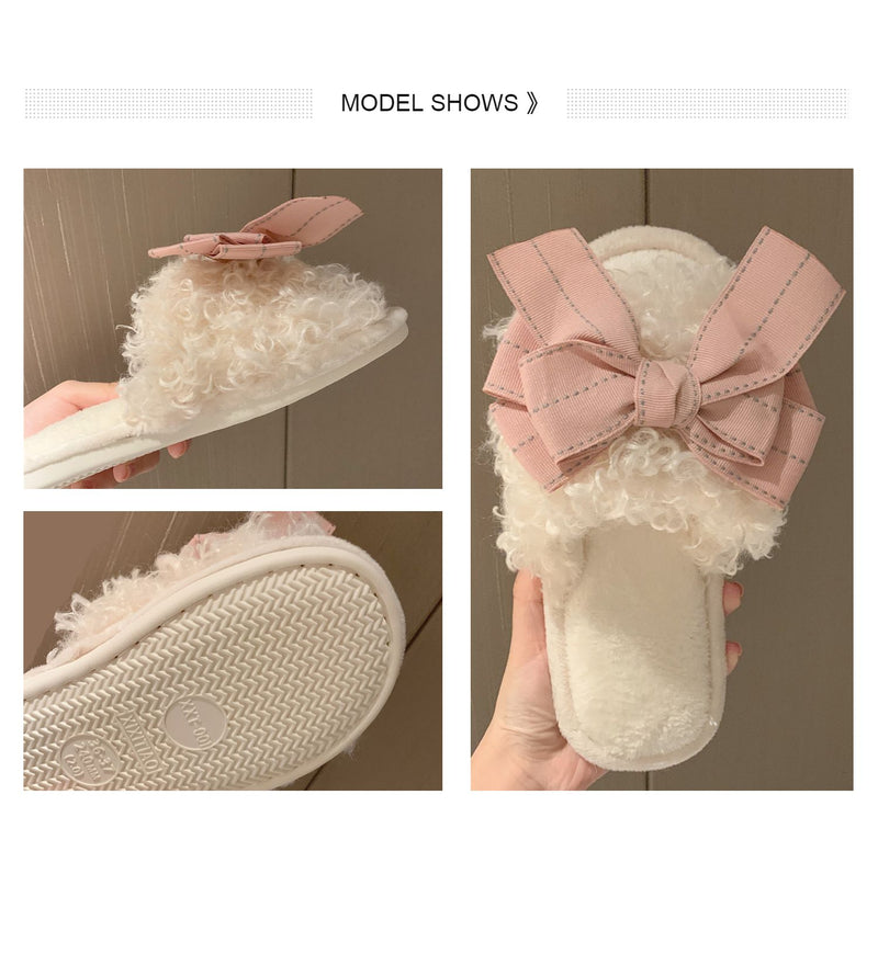 Cute Home Non-slip Cotton Slippers PL52961