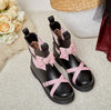 JK Black Lolita Boots PL53048