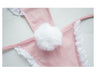 Cute Pink Lace Bikini Set PL53092