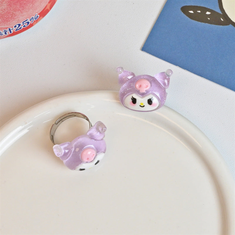 5pcs Cartoon Ring PL53045