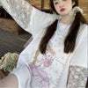Lace Bow Long Sleeve T-Shirt PL53085
