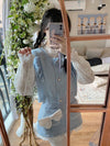 Blue Knit Vest Sweater PL52918