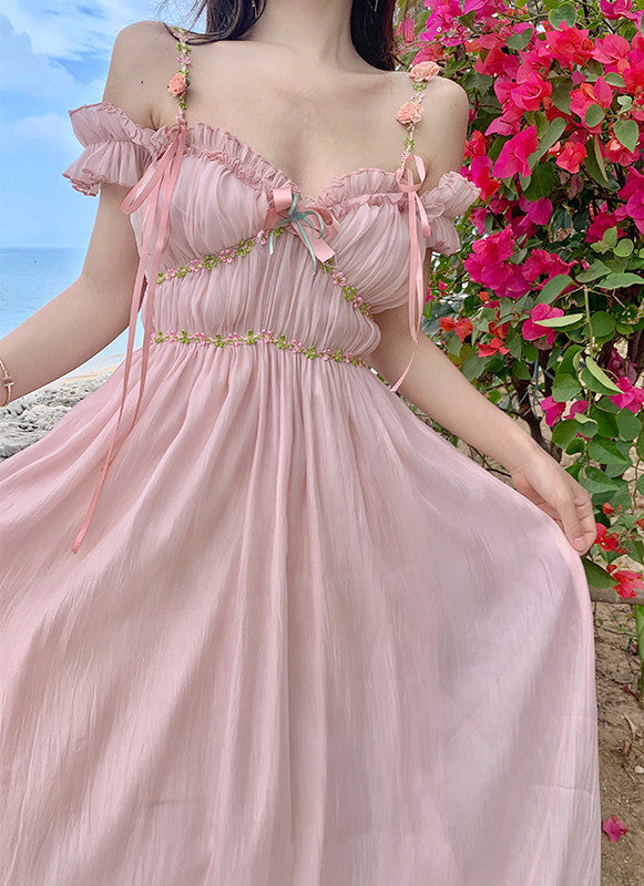 Pink Fairy Long Dress PL52891