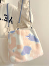Large capacity plush tote bag PL52995