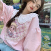 Cute Girls Doll Collar Loose Top PL53088