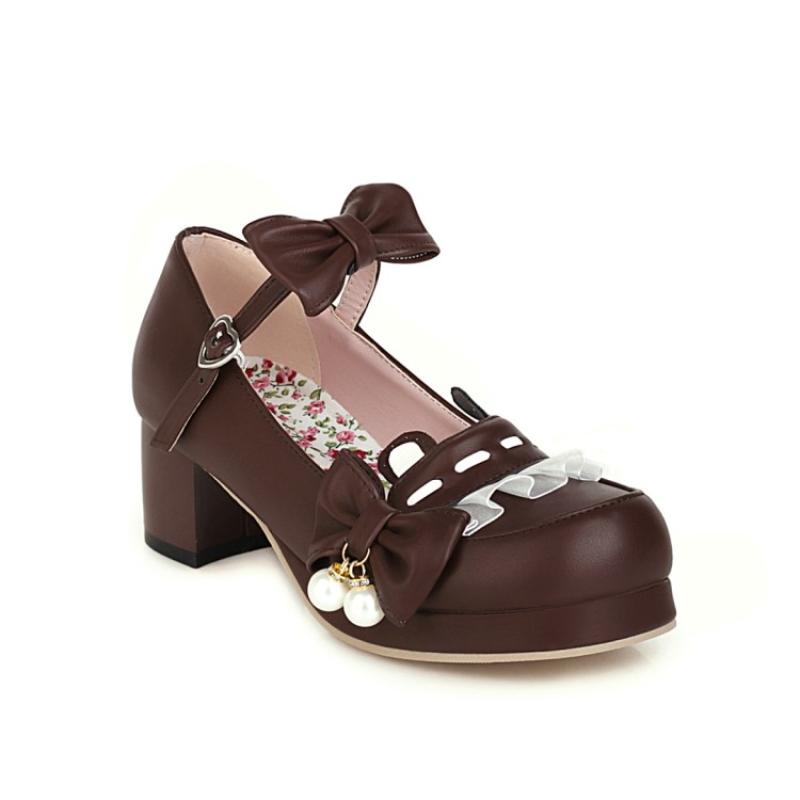 Lolita Bow Shoes PL53047