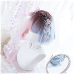 Lolita blue pink gradient wig  PL20268