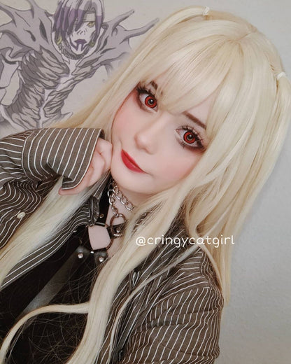 Harajuku golden wig PL50767