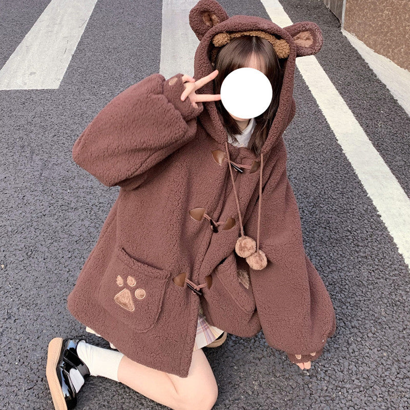 Cute Plush Coat PL52631