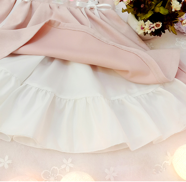 Original beautiful cherry embroidery skirt PL10031