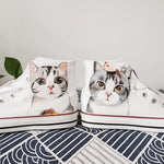 Cute cat hand-painted shoes PL21167