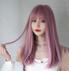 Lolita pink long straight wig PL51923