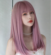 Lolita pink long straight wig PL51923
