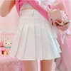 White wings pleated skirt PL52149