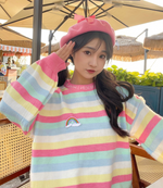Cute rainbow sweater PL52150