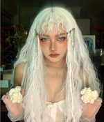 Lolita wool roll white wig PL51823